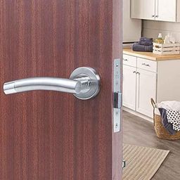 Voltizi Stainless Steel Matt Finish Bathroom Mortise Door Lock Set with 3 Keys, MG1102-image-114