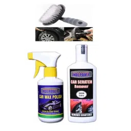 Indopower Ff983 Scratch Remover, Car Wax Polish Gun, All Tyre Cleaning Brush Kit, AHh986-image-65