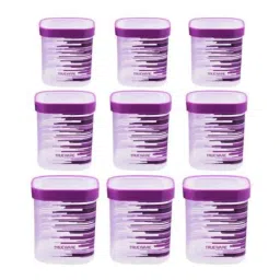 Trueware 9 Pcs Purple Eco Storage Printed Plastic Container Set, Capacity: 750ml, 1000ml &a; 1500ml-picture-40