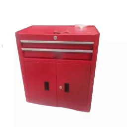Reco 2 Drawer CRC Red Tool Trolley with Cabinet, JS-306B-34
