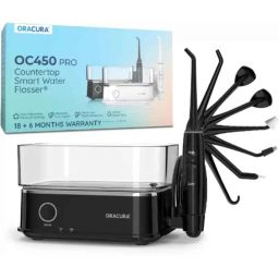 Oracura OC450 Pro Smart Countertop Black Water Flosser, OC450PRO-B-picture-41