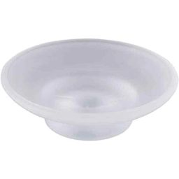 Aligarian 4.8 inch Glass Blur Finish Wall Mounted Round Soap Case for Bathroom-image-5