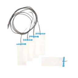 Surgiwear 20x20mm Viscose Non Woven Fabric Neurosurgical Thick Patties with X-Ray Opaque Line, TWM2020R (Pack of 10)-10