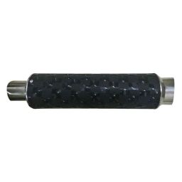RA Accessories Black Textured Black Silver Cap Silencer Exhaust for BMW R 1200 R-picture-38