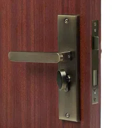 Homexpert LB304 8 inch 60mm Stainless Steel Antique Brass Finish Cylindrical Plate One Side Key Mortise Door Lock Set-picture-31