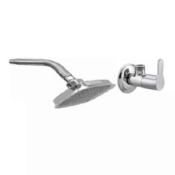 Fastgear 2 Pcs Marc Stainless Steel Silver Chrome Finish Faucet Set with Shower, FG2353-picture-20