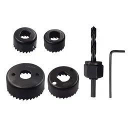 Hillgrove HGCM452M2 6 Pcs Metal Alloy Hole Saw Wood Cutter Drill Bit Set, HGCM819-25