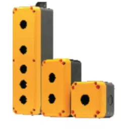 L&a;T Yellow &a; Black 5 Hole Push Button Station Enclosure, EWS5C13AA-picture-23