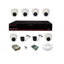 CP Plus 1.3MP White &a; Black 6 Dome &a; 2 Bullet Camera with 8 Channel DVR &a; Hard Drive Kit, B01NH5B7WX-picture-37