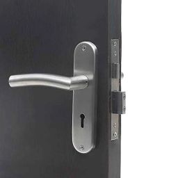 Homexpert MG-1105 8 inch Stainless Steel Silver Round KY Plate Mortise Door Lock Set-image-23