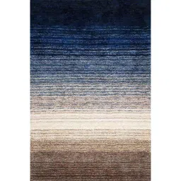 Carpetify 3x5ft Navy Multicolor Classie Ombre Pattern Shag Area Rug, 1111YU169DI-image-14