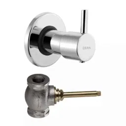 Cera Fountain Stop Cock Exposed Part and Concealed Part, F2013351 + F4050102 (Pack of 2)-image-51
