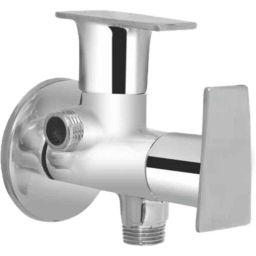 IRIS Spa Brass Chrome Finish 2 Way Angle Cock-image-51