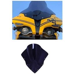 Meenu Arts Bike Visor Glass for Bajaj Pulsar 200RS (Black) B-16-16