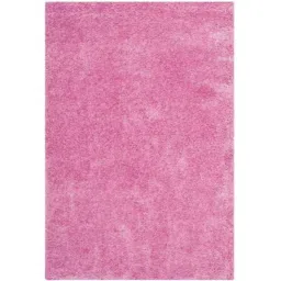 Carpetify 3x5ft Pink Shaggy Plain Fur Carpet Rug, 0528YSHI1I7-picture-48
