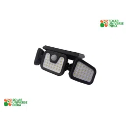 Solar Universe India 74 White LED Motion Sensor Wall Light with 3 Light Heads, Inbuilt Battery &a; Solar Panel image 3