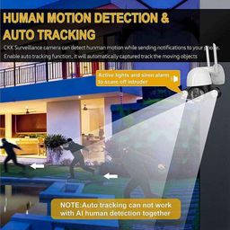 Power Pixel 8MP 4K PTZ Smart Wi-Fi Camera with Colour Night Vision, Flood Light, 2 Way Talk &a; IP66 Waterproof image 5