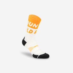 Running Socks Run900 Thick Mid-Calf Running Socks - Orange-16