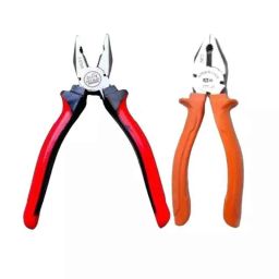 Sky Blue 2 Pcs 8 inch Multicolour 2 Cutting Wire False Piece Lineman Plier Combo, SBE263-picture-4