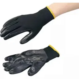 Lab Plus AP Nitrile Coated Gloves M Size 100% Polyester &a; NBR, LP-764 (Pack of 10)-picture-7