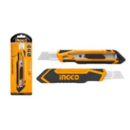 Ingco 173mm Snap-Off Blade Knife, HKNS16518-12