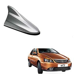 Auto Pearl ABS Silver Universal Replacement Shark Fin Car Roof Antenna For Tata Indigo CS-image-36