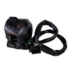 Uno Minda LHS Handle Bar Switch with 8 Wire Black Coupler &a; Wire 2 Clip Terminal for Hero CBZ Drum/Disc, SW-0659-image-18