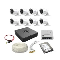 Prama 8 Bullet Camera 8 Channel DVR 1TB Hard Disk Network Video Recorder Kit-24