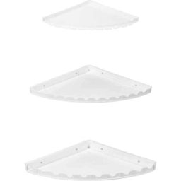Sparsh Pearl APE-258 Plastic White orner Shelf for Living Room, Bedroom, Bathroom &a; Multipurpose-image-76