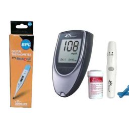 BPL Accudigit DT-02 Digital Thermometer &a; Dr. Morepen BG 03 Gluco One Monitor Kit with 50 Pcs Test Strips Combo-13