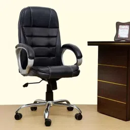 Mezonite High Back Cushioned Black Executive Chair, KI618 (Pack of 2)-image-98