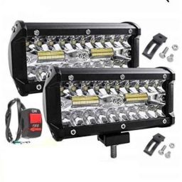 JBRIDERZ Car 36 Led 120W Heavy Duty Cree Fog Lamp 2 Pcs Set With Switch For Skoda Octavia (1U2) 1.8-picture-15
