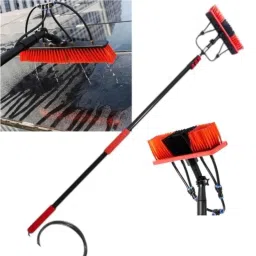 Fieldstar 3-6m 180 deg Rotatable Black &a; Red Solar Cleaning Brush-31