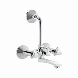 Cera Diva Stainless Steel Silver Chrome Finish Wall Mixer with Bend Pipe for Overhead Shower, F2010401-image-71