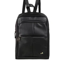 Metro Black PU Structured Handheld Bag with Fringed image 1