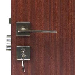 Handle Waala Bentley 60mm Stainless Steel Antique Brass Finish One Side Key Mortise Door Lock Set-image-44