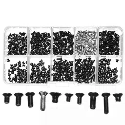 Rpi Shop 1200 Pcs Alloy Steel Universal Laptop Screw &a; Hex Nut Set with 10 Different Size-picture-13