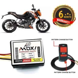Auto Pearl 12V Black Front &a; Rear Flasher Indicator Light with Switch for KTM 200 Duke BS6-picture-15