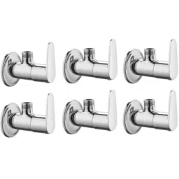 Senkiddpro Fusion Brass Chrome Finish Wall Mounted Angle Cock (Pack of 6)-image-11