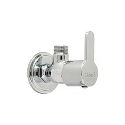 Oleanna OBFFN02 Brass Silver Chrome Finish Angle Cock with Wall Flange-image-50