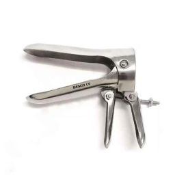 Desco Extra Large Stainless Steel Extra Large Reusable Vaginal Speculum, DIVS 108-14