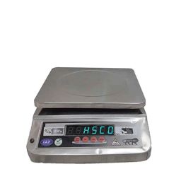 Hsco 30kg 250x300mm Stainless Steel Electronic Table Top Weighing Scale, SSB030-4