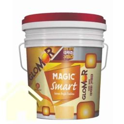 Magic Paints Smart Glomor 1 Liter Marshmallow Snow Glossy Finish Interior Acrylic Emulsion Paint-image-28