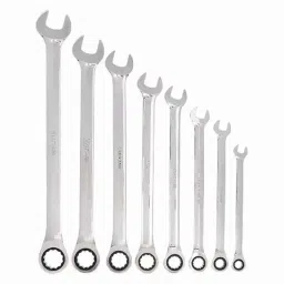 Westward 8Pcs CV Steel Chrome Combination Wrench Set, 1LCC9-picture-1