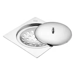Ruhe Saturn 6x6 inch Stainless Steel Gloss Finish Square Flat Cut Floor Drain with Lid, 16-0509-76-picture-28