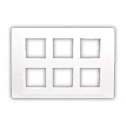 L&a;T Entice 12 Module Cover Plate with 12 Grid Frame, CB91112FW00 (Pack of 5)-picture-8