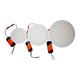 LumoGen 12W Round Cool White Slim LED Panel Light image 3