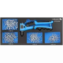 Hogert Technik HT7G158 2.43.24.04.8mm Aluminum Silver &a; Blue Hand RivetersSet-picture-13