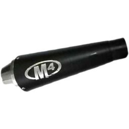 RA Accessories M4Black Mild Steel Bike Exhaust for Yamaha FZ 16-picture-6