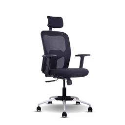 Praga Seating Qmesh 25.5x24.5x46.5 inch Polypropylene High Back Black Ergonomic Office Chair, QMBLBLBLBE3PHBOY-image-18